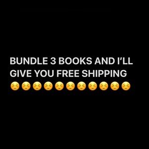 BUNDLE AT LEAST 3 BOOKS AND I WILL GIVE YOU FREE SHIPPING ☺️☺️